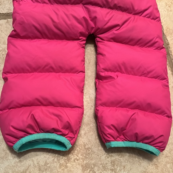 Pink North Face one-piece/bunting - Picture 5 of 5